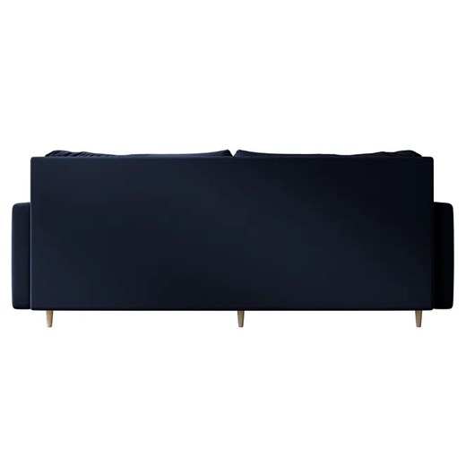Granatowa sofa rozkładana - Petra Elior One Size Edinos.pl okazja