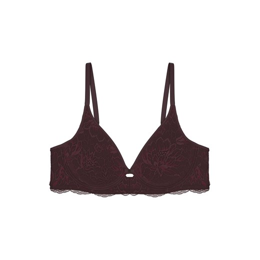 Triumph biustonosz miękki soft Amourette Charm T W02 10214458-00EG, Kolor winny, Rozmiar 90E, Triumph ze sklepu Intymna w kategorii Biustonosze - zdjęcie 175304357