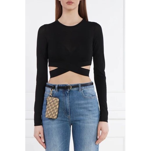 Elisabetta Franchi Sweter | Cropped Fit Elisabetta Franchi 44 wyprzedaż Gomez Fashion Store