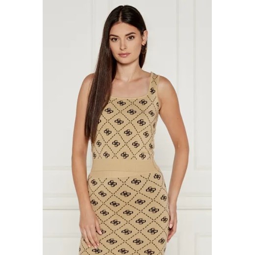 GUESS Bluzka SARAH | Slim Fit | z dodatkiem wełny Guess S Gomez Fashion Store