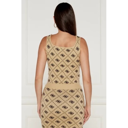 GUESS Bluzka SARAH | Slim Fit | z dodatkiem wełny Guess S Gomez Fashion Store
