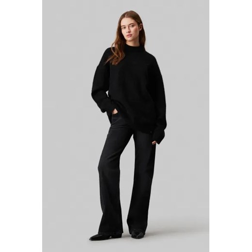 Calvin Klein sweter damski z okrągłym dekoltem