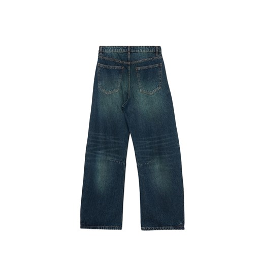 Cropp - Jeansy balloon horseshoe - niebieski Cropp 36 Cropp