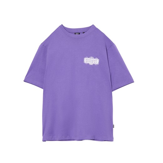 Cropp - Fioletowa koszulka z nadrukiem Beetlejuice - fioletowy Cropp XS Cropp