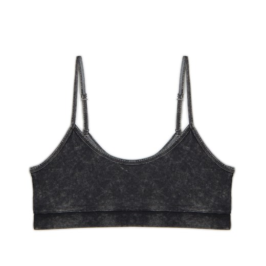 Cropp - Czarny stanik sportowy - czarny Cropp M Cropp