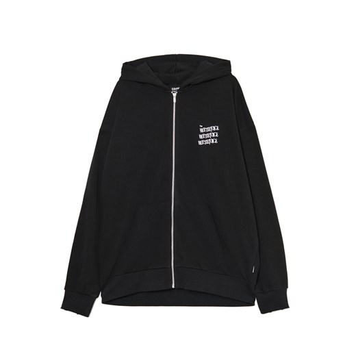 Cropp - Czarna bluza z kapturem Beetlejuice - czarny Cropp S Cropp