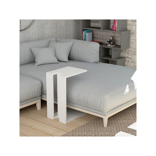 Scandinavia Concept Stolik "Muju" w kolorze białym - 40 x 57 x 30 cm - id: 7654017 - marki Scandinavia Concept - 175313307 Scandinavia Concept Stolik "Muju" w kolorze białym - 40 x 57 x 30 cm ze sklepu Limango Polska w kategorii Stoliki kawowe - zdjęcie 175313307