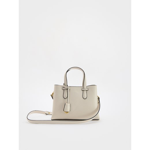 Reserved - Torebka shopper - złamana biel ze sklepu Reserved w kategorii Torebki damskie - zdjęcie 175313938