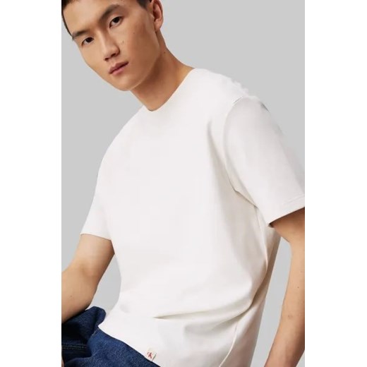 T-shirt męski biały Calvin Klein casualowy