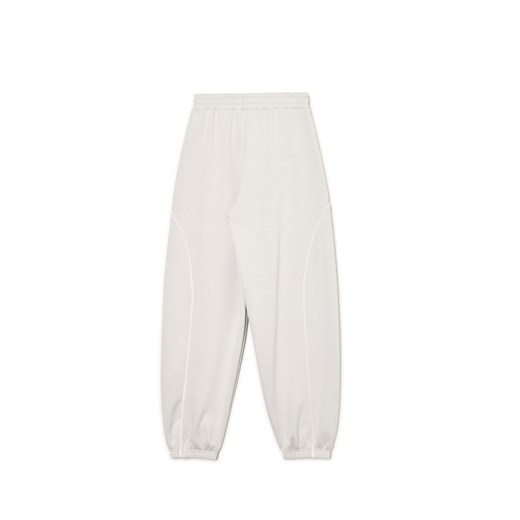 Cropp - Jasnoszare dresowe joggery z naszywkami - jasny szary Cropp XL Cropp