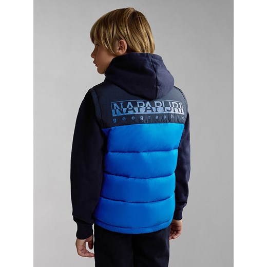 Napapijri Kamizelka pikowana &quot;Hornelen&quot; w kolorze niebieskim Napapijri 98/104 okazyjna cena Limango Polska
