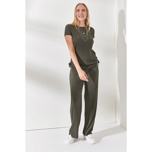 Olalook 2-częściowy zestaw w kolorze khaki Olalook L Limango Polska wyprzedaż