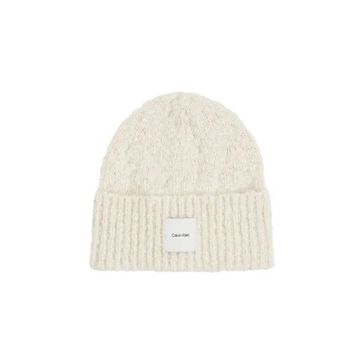 Calvin Klein Czapka | z dodatkiem wełny ze sklepu Gomez Fashion Store w kategorii Czapki zimowe damskie - zdjęcie 175325018