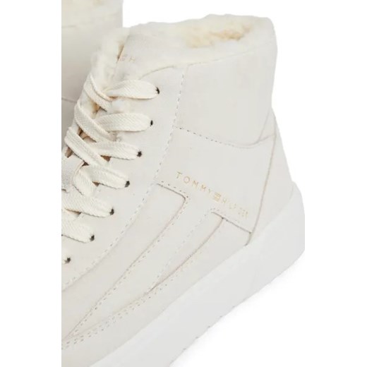Tommy Hilfiger buty sportowe damskie sneakersy sznurowane z tworzywa sztucznego na wiosnę