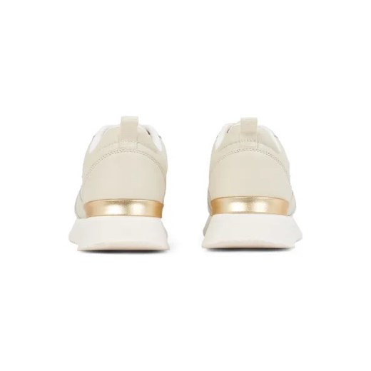Buty sportowe damskie Tommy Hilfiger sneakersy ze skóry wiązane płaskie na wiosnę