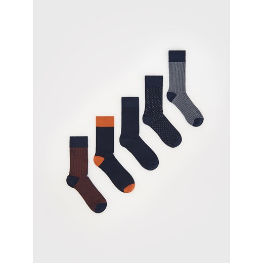 Reserved - 5 pack skarpet - granatowy Reserved 39-42 Reserved