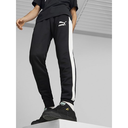 Spodnie damskie Puma z elastanu w sportowym stylu 
