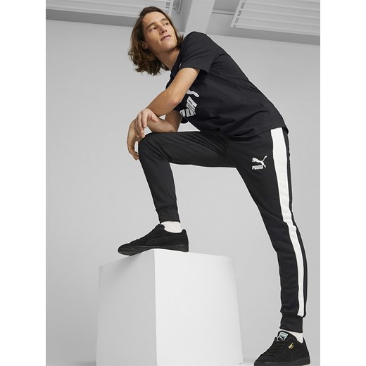 Spodnie damskie Puma w sportowym stylu z elastanu 