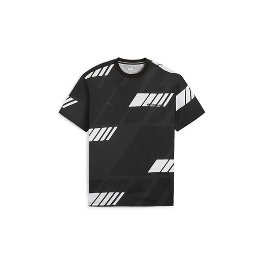 Bluzka damska czarna Puma z okrągłym dekoltem 