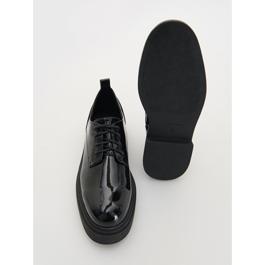 Reserved - Sznurowane loafersy - czarny Reserved 37 Reserved