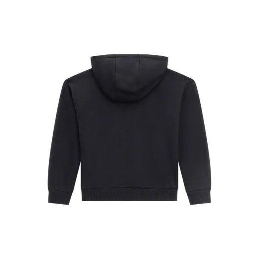 Czarna bluza dziewczęca Guess z nadrukami