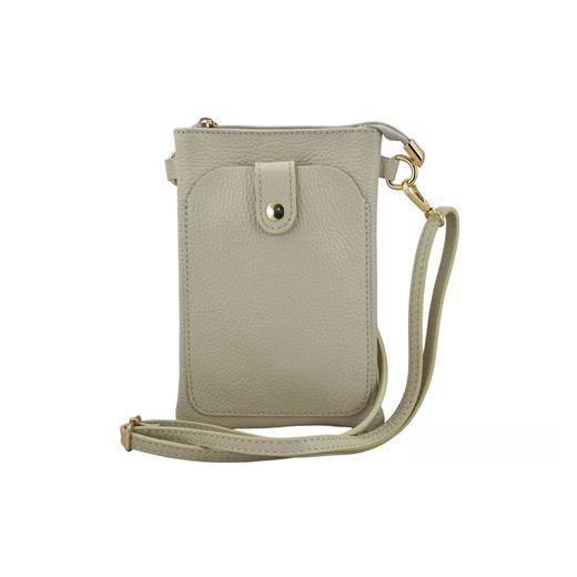 Mini torebka etui na telefon ze skóry Jasny beż ze sklepu butyolivier w kategorii Etui - zdjęcie 175331938