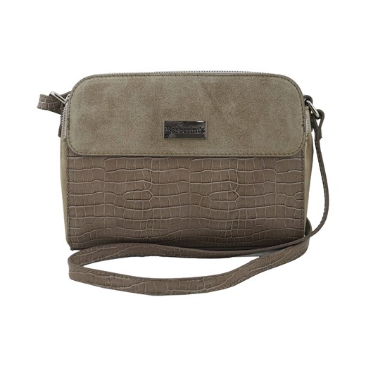 Stylowa torebka crossbody trzykomorowa - Beżowa ze sklepu butyolivier w kategorii Listonoszki - zdjęcie 175332095