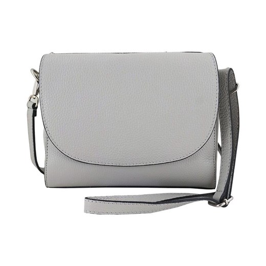 Torebka listonoszka damska - Barberini's - Szara jasna ze sklepu butyolivier w kategorii Listonoszki - zdjęcie 175333178