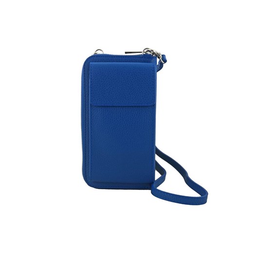 Portfel / etui na telefon ze skóry naturalnej - Chabrowy ze sklepu butyolivier w kategorii Etui - zdjęcie 175333418