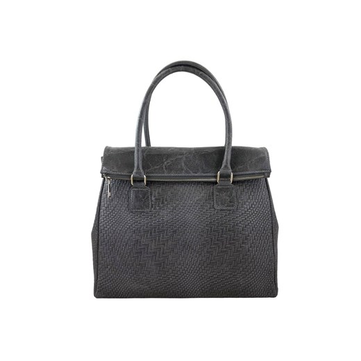 Elegancka torebka do pracy - Szara ciemna ze sklepu butyolivier w kategorii Torby Shopper bag - zdjęcie 175334646