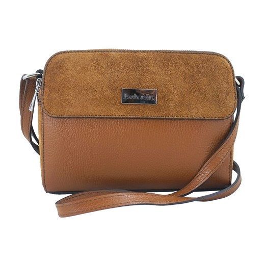 Torebka damska skórzana crossbody - Jasnobrązowa ze sklepu butyolivier w kategorii Listonoszki - zdjęcie 175337706