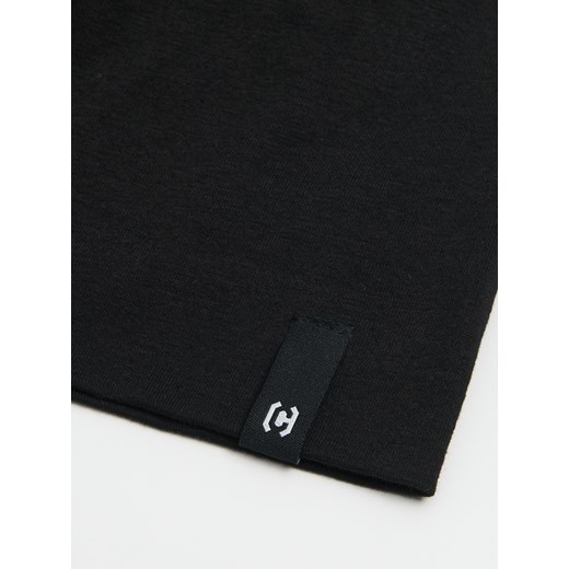 Cropp - Czarna czapka beanie basic - czarny Cropp Uniwersalny Cropp