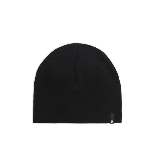 Cropp - Czarna czapka beanie basic - czarny Cropp Uniwersalny Cropp