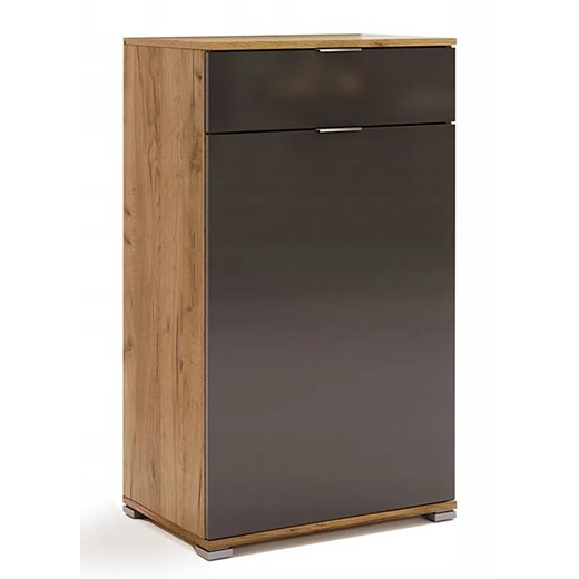 Nowoczesna komoda dab craft + lava mat C0-H41 ze sklepu Edinos.pl w kategorii Komody - zdjęcie 175339697