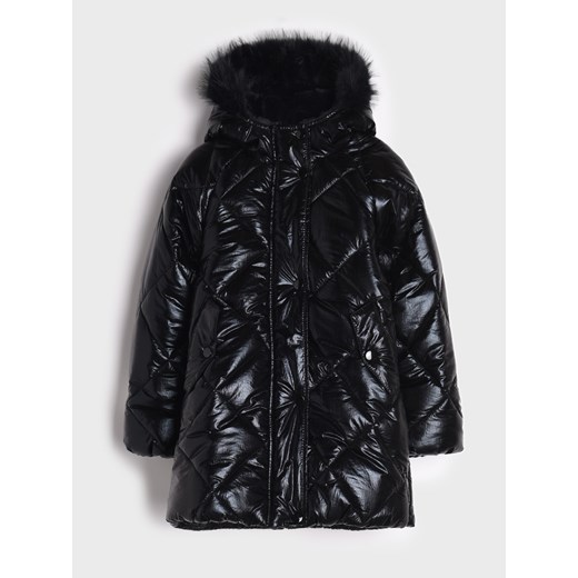 Sinsay - Płaszcz - czarny Sinsay 122 Sinsay