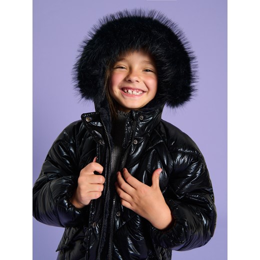 Sinsay - Płaszcz - czarny Sinsay 134 Sinsay