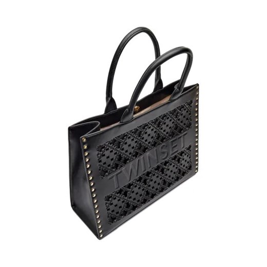 Shopper bag Twinset ze skóry ekologicznej 