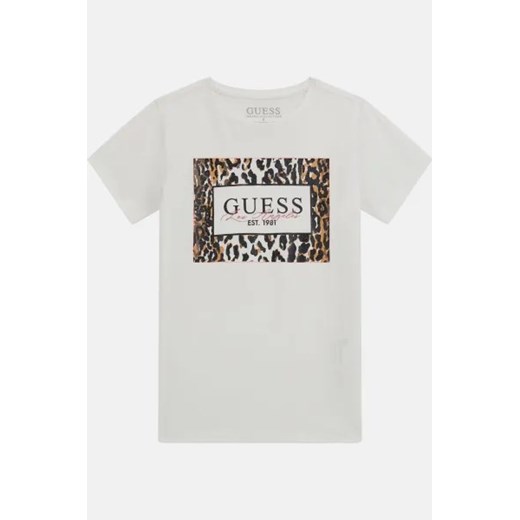 Guess T-shirt | Regular Fit ze sklepu Gomez Fashion Store w kategorii Bluzki dziewczęce - zdjęcie 175348227