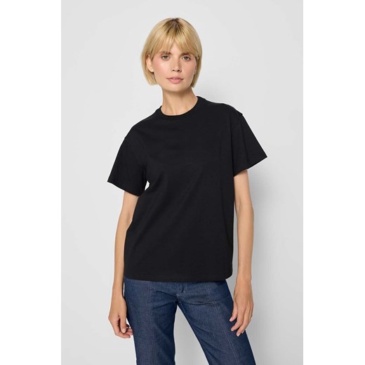 Bizuu t-shirt bawełniany TISHA damski kolor czarny TISHA.CZARNY ze sklepu ANSWEAR.com w kategorii Bluzki damskie - zdjęcie 175351206