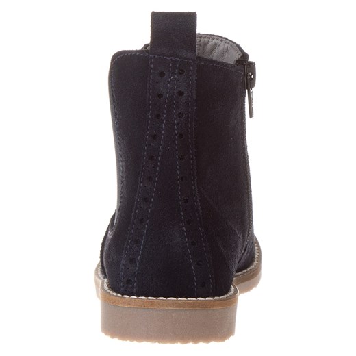 lamino Skórzane sztyblety w kolorze granatowym Lamino 38 Limango Polska okazja