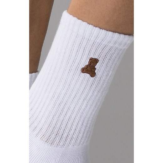 Skarpety unisex białe MC-006, Kolor biały, Rozmiar 39-42, ATLANTIC ze sklepu Intymna w kategorii Skarpetki męskie - zdjęcie 175353135