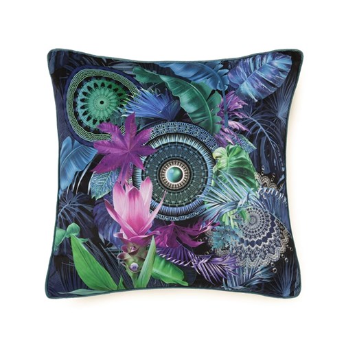 Hip Poduszka &quot;Zehra&quot; w kolorze granatowo-zielonym Hip 48x48 cm okazyjna cena Limango Polska