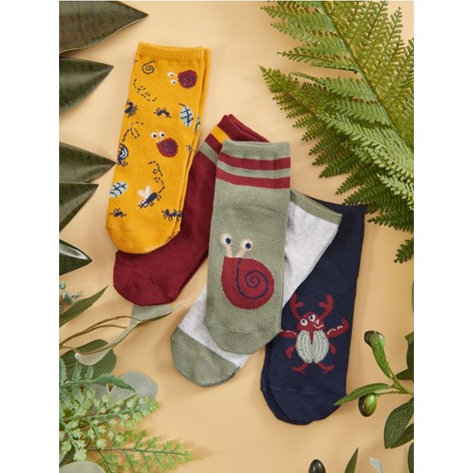 Sinsay - Skarpetki 5 pack - wielobarwny ze sklepu Sinsay w kategorii Skarpetki dziecięce - zdjęcie 175355597