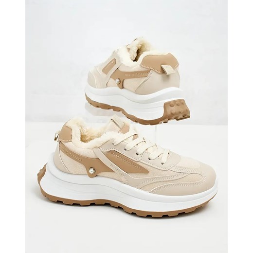 Buty sportowe damskie Royalfashion.pl sneakersy sznurowane 