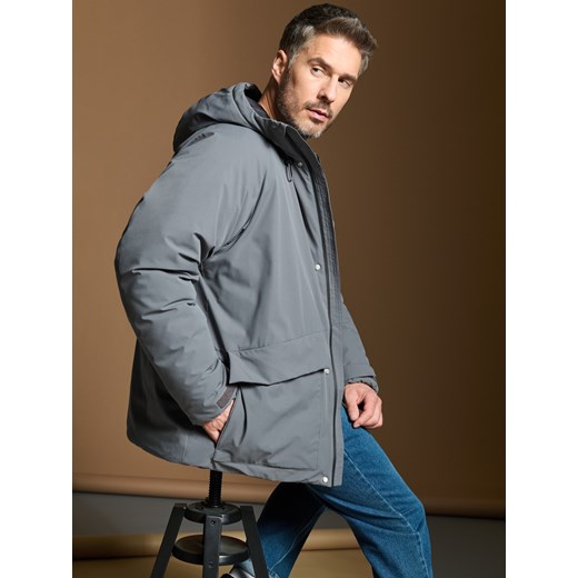 Sinsay - Kurtka z kapturem - szary Sinsay XL Sinsay