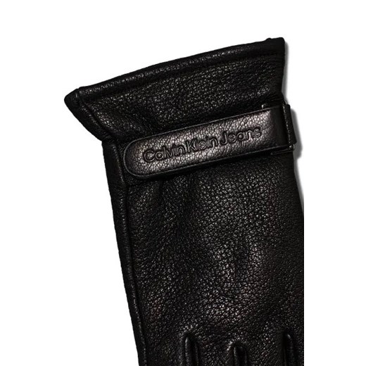 CALVIN KLEIN JEANS Skórzane rękawiczki | z dodatkiem wełny One Size Gomez Fashion Store