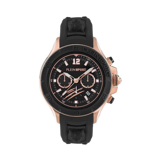 PLEIN SPORT zegarek męski kolor czarny PS6BA0524 ze sklepu ANSWEAR.com w kategorii Zegarki - zdjęcie 175364165