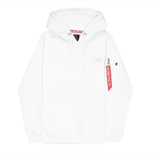 Bluza Alpha Industries Back Print Hoody 17831809 - biała ze sklepu streetstyle24.pl w kategorii Bluzy męskie - zdjęcie 175366035