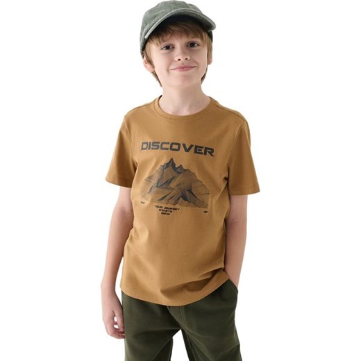 Koszulka chłopięca TTSHM1553 4F ze sklepu SPORT-SHOP.pl w kategorii T-shirty chłopięce - zdjęcie 175366226
