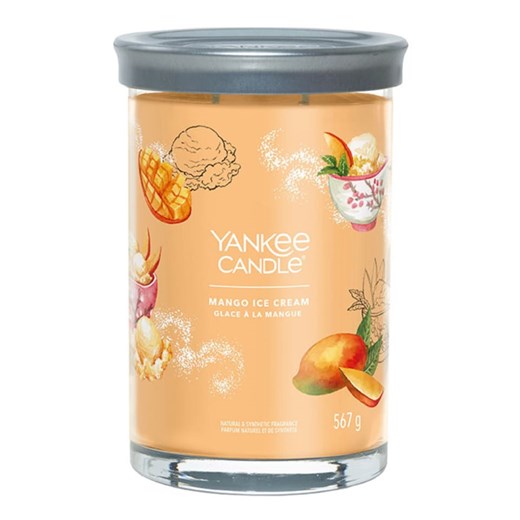 Yankee Candle Świeca zapachowa &quot;Mango Ice Cream&quot; - 567 g ze sklepu Limango Polska w kategorii Świece i dyfuzory - zdjęcie 175366437